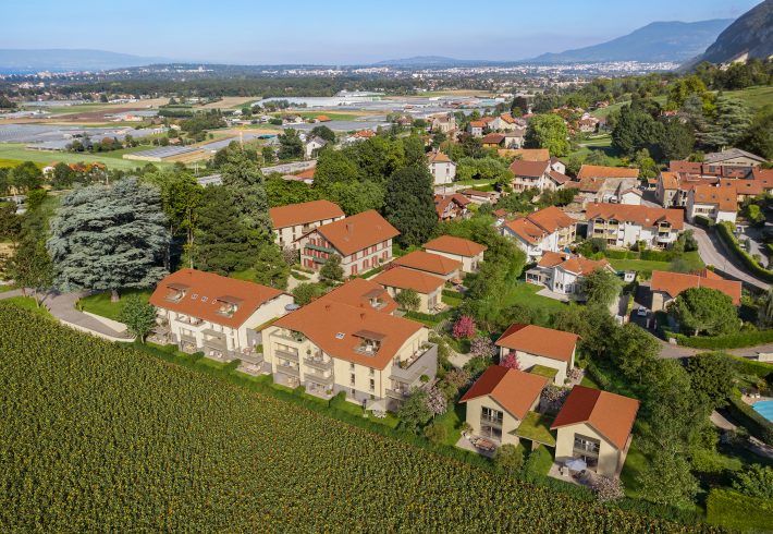 Vue aérienne du Domaine Ilia