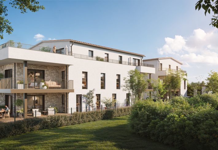 Perspective extérieur du Domaine des cerisiers