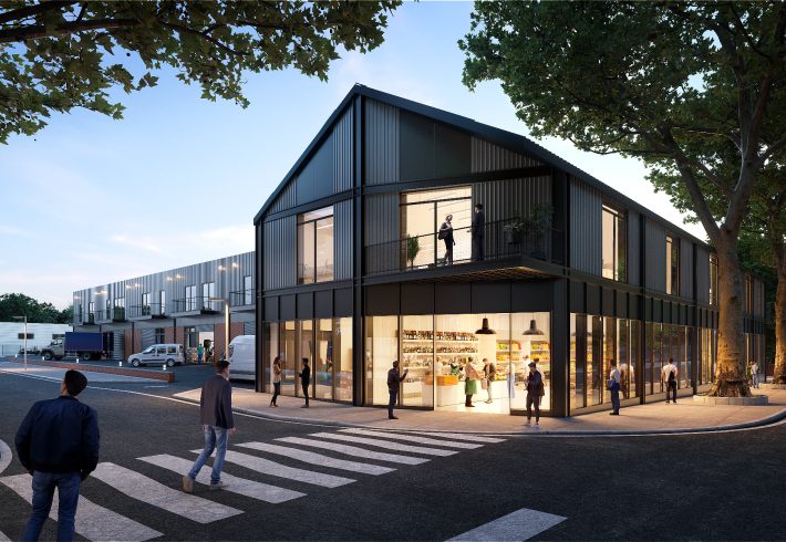 Bâtiment Tech'Act, locaux d'activités et commerces